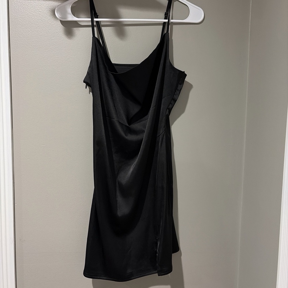 Elegant Black Slip Dress
